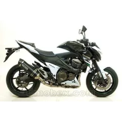 Escape Arrow Kawasaki Z800 E 2013-2016 Racetech Dark Aluminio copa Carbono - vista 1
