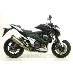 Escape Arrow Kawasaki Z800 E 2013-2016 Racetech Titanio copa Carbono - vista 1