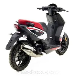 Escape Leovince Aprilia SR 50 Motard 2012 Hand Made TT homologado 4065 - vista 2 Escape Leovince Aprilia SR 50 Motard 2012 Hand Made TT homologado 4065 - vista 2