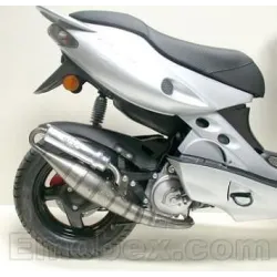 Escape Leovince Aprilia SR Stealth (refrigeracion por agua) 1999-2002 Hand Made TT homologado 4039 - vista 2 Escape Leovince Aprilia SR Stealth (refrigeracion por agua) 1999-2002 Hand Made TT homologado 4039 - vista 2