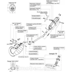 Escape Leovince Derbi DRD SM 50-DRD R 50 2003-2016 Hand Made X-Fight homologado 3228 - vista 4