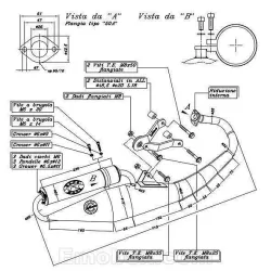 Escape Leovince Derbi GP1 50 (refrigeracion por agua) 2001-2002 Hand Made TT homologado 4063 - vista 1 Escape Leovince Derbi GP1 50 (refrigeracion por agua) 2001-2002 Hand Made TT homologado 4063 - vista 1
