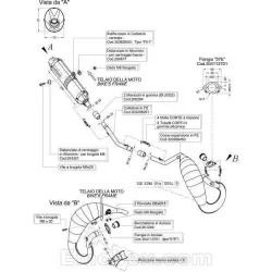 Escape Leovince Derbi Senda PRO SM 50 2005-2012 Hand Made X-Fight homologado 3286 - vista 1