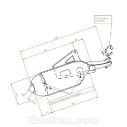 Escape Sito Gilera Runner 180 KAT Sitoplus 0229 - vista 1 Escape Sito Gilera Runner 180 KAT Sitoplus 0229 - vista 1