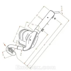 Escape Sito Peugeot Fox 50 Sitoplus Homologacion francesa 0560 - vista 1