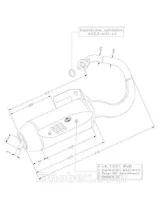 Escape Sito Peugeot Looxor 50 2004-2005 homologado 0568 - vista 1