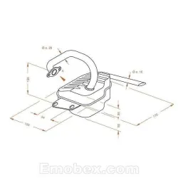 Escape Sito Piaggio APE 50 0220 - vista 1