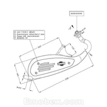 Escape Sito Vespa S 50 2T 2007-2012 Sitoplus homologado 0264 - vista 1