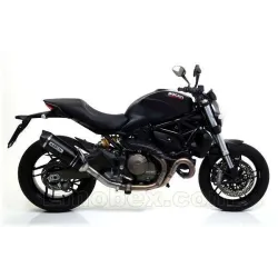 Escape Arrow Ducati Monster 821 2014-2017 Racetech Aluminio Dark copa Carbono - vista 1