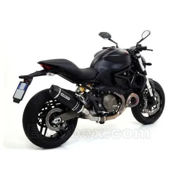 Escape Arrow Ducati Monster 821 2014-2017 Racetech Aluminio Dark copa Carbono - vista 2