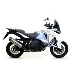 Escape Arrow KTM 1290 Super Adventure 2015-2016 Maxi Racetech Titanio - vista 1 Escape Arrow KTM 1290 Super Adventure 2015-2016 Maxi Racetech Titanio - vista 1