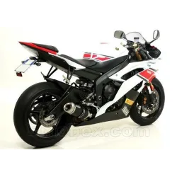 Escape Arrow Yamaha R6 2006-2016 Thunder Aluminio Dark copa Inox - vista 2