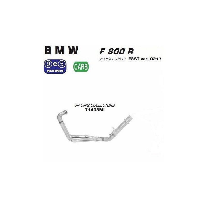 Colectores racing Arrow BMW F 800 R 2009-2016 
