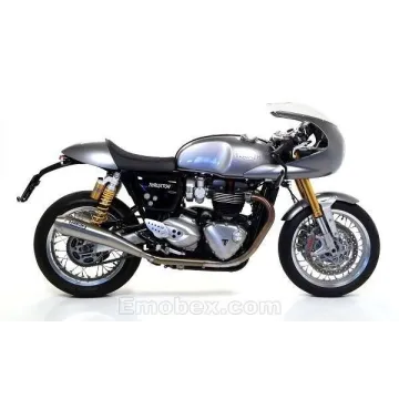 Escapes Arrow Triumph Thruxton 1200 2016-2020 Pro-Racing Nichrom copa Inox - vista 2