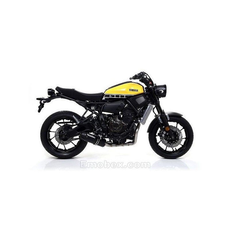 Escape completo Arrow Yamaha XSR 700 2016-2020 Jet Race Titanio copa Carbono - vista 1