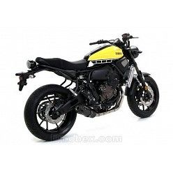 Escape completo Arrow Yamaha XSR 700 2016-2020 Jet Race Titanio copa Carbono - vista 1