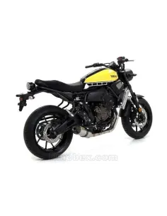 Escape completo Arrow Yamaha XSR 700 2016-2020 Jet Race Nichrom Dark copa Carbono - vista 2 2