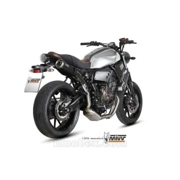 Escape completo MIVV Yamaha XSR 700 2016-2020 Ghibli Black - vista 2