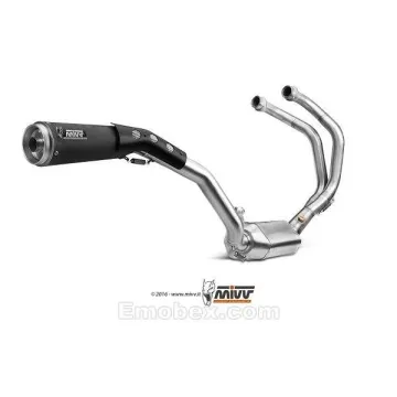 Escape completo MIVV Yamaha XSR 700 2016-2020 Ghibli Black - vista 3