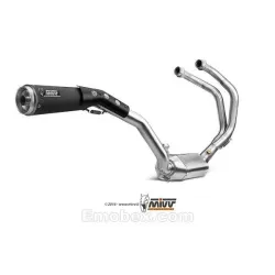 Escape completo MIVV Yamaha XSR 700 2016-2020 Ghibli Black - vista 3 Escape completo MIVV Yamaha XSR 700 2016-2020 Ghibli Black - vista 3