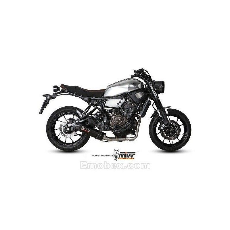 Escape completo MIVV Yamaha XSR 700 2016-2021 Oval Carbono copa Carbono - vista 1