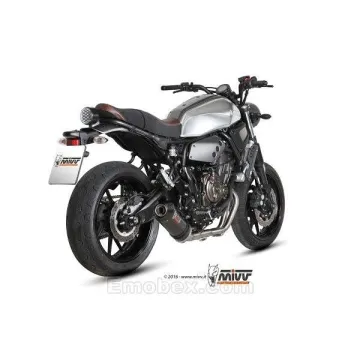 Escape completo MIVV Yamaha XSR 700 2016-2021 Oval Carbono copa Carbono - vista 2