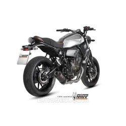 Escape completo MIVV Yamaha XSR 700 2016-2021 Oval Carbono copa Carbono - vista 2 Escape completo MIVV Yamaha XSR 700 2016-2021 Oval Carbono copa Carbono - vista 2