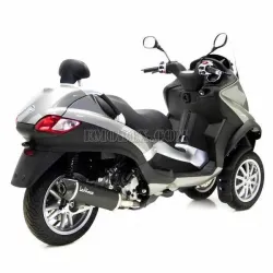 Escape Leovince Nero Piaggio MP3 LT 400 2007-2012 14005 - vista 2 Escape Leovince Nero Piaggio MP3 LT 400 2007-2012 14005 - vista 2