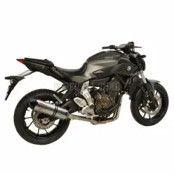 Escape completo Leovince LV EVO Inox Yamaha MT07 2014-2016 - vista 2 Escape completo Leovince LV EVO Inox Yamaha MT07 2014-2016 - vista 2