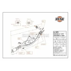 Escape Leovince Sitoplus Gilera Stalker 50 1997-2004 0572 - vista 1 Escape Leovince Sitoplus Gilera Stalker 50 1997-2004 0572 - vista 1