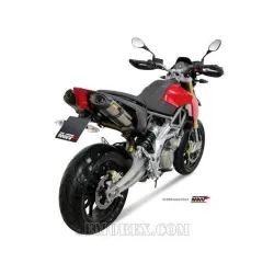Escapes MIVV Aprilia Dorsoduro 750 Suono Inox A.007.L7 - vista 2 Escapes MIVV Aprilia Dorsoduro 750 Suono Inox A.007.L7 - vista 2