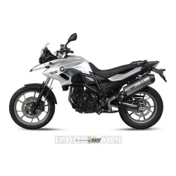 Escape MIVV BMW F700 GS 2012-2016 Oval Carbono copa Carbono B.014.LEC - vista 1