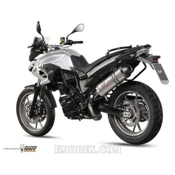 Escape MIVV BMW F700 GS 2012-2016 Oval Carbono copa Carbono B.014.LEC - vista 2