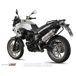 Escape MIVV BMW F700 GS 2012-2016 Oval Carbono copa Carbono B.014.LEC - vista 2