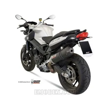 Escape MIVV BMW F 800 R 2008-2020 Oval Carbono copa Carbono - vista 2