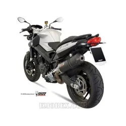 Escape MIVV BMW F 800 R 2008-2020 Oval Carbono copa Carbono - vista 2