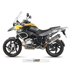 Escape MIVV BMW R 1200 GS 2010-2012 Oval Titanio copa Carbono B.012.LNC - vista 1