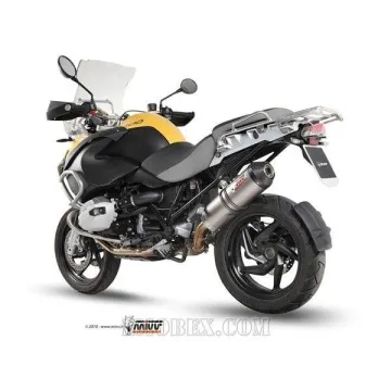 Escape MIVV BMW R 1200 GS 2010-2012 Oval Titanio copa Carbono B.012.LNC - vista 2