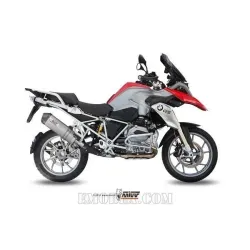 Escape MIVV BMW R 1200 GS 2013-2018 Oval Titanio copa Carbono - vista 1