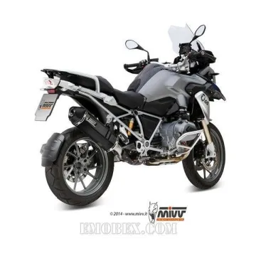 Escape MIVV BMW R 1200 GS 2013-2018 Speed Edge Steel Black - vista 2