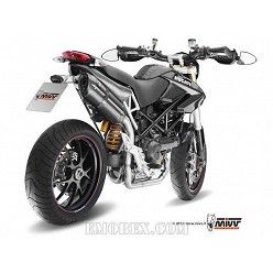Escape MIVV Ducati Hypermotard 1100 Suono Steel Black D.022.L9 - vista 2