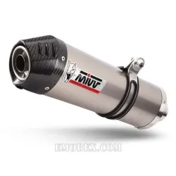 Escape MIVV BMW F650 GS Oval Titanio copa Carbono B.007.LNC - vista 1