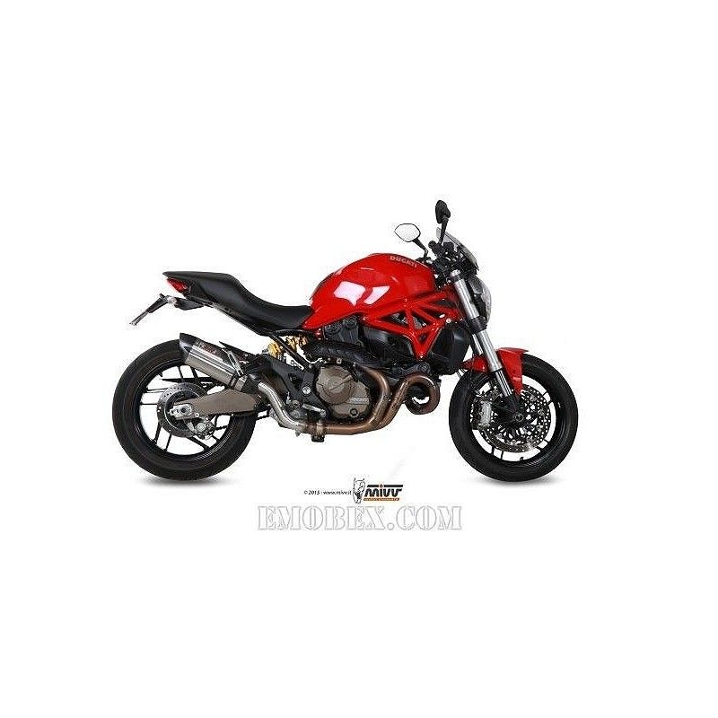 Escape MIVV Ducati Monster 821 2014-2017 Suono Inox D.030.L7 - vista 1