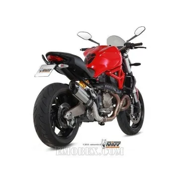 Escape MIVV Ducati Monster 821 2014-2017 Suono Inox D.030.L7 - vista 2