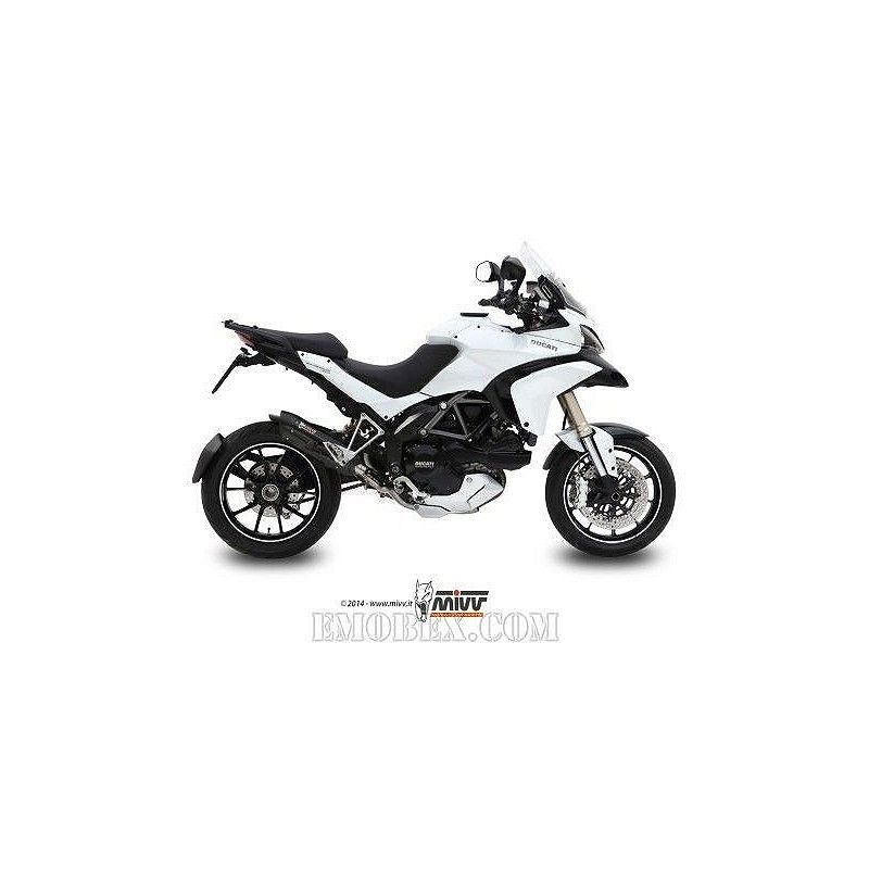 Escape MIVV Ducati Multistrada 1200 2010-2014 Suono Steel Black D.027.L9 - vista 1