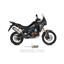 Escape MIVV Honda CRF 1000 L Africa Twin 2016-2019 Oval Titanio - vista 1