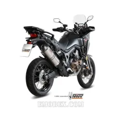 Escape MIVV Honda CRF 1000 L Africa Twin 2016-2019 Oval Titanio - vista 2