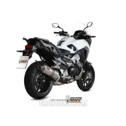 Escape MIVV Honda Crossrunner 800 2015-2016 Oval Titanio copa Carbono - vista 2