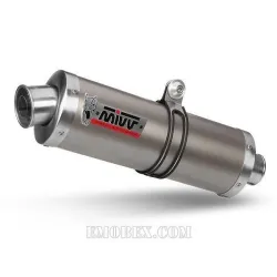 Escape MIVV Honda XRV 750 Africa Twin Oval Titanio H.024.LN - vista 1 Escape MIVV Honda XRV 750 Africa Twin Oval Titanio H.024.LN - vista 1
