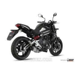 Escape completo MIVV Kawasaki ER-6N 2012-2016 Suono Inox - vista 2 Escape completo MIVV Kawasaki ER-6N 2012-2016 Suono Inox - vista 2